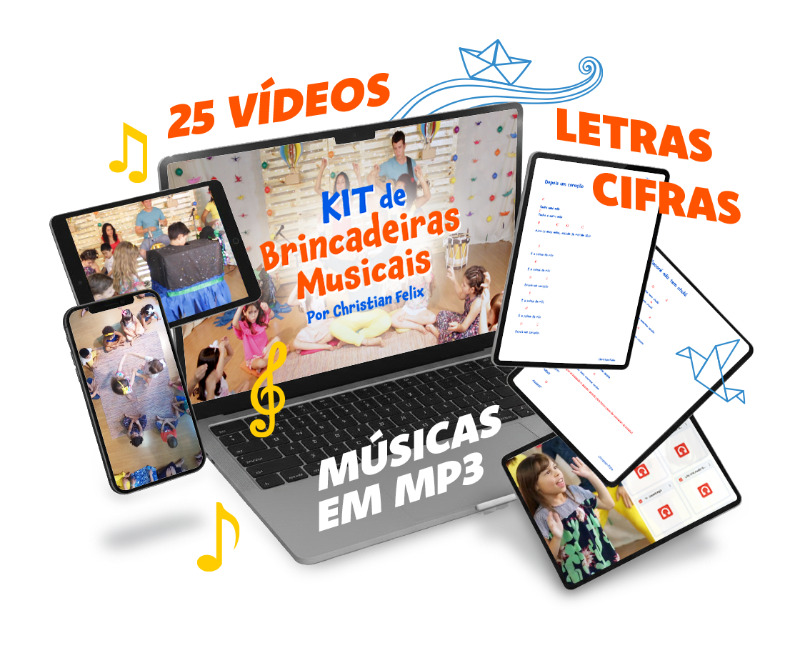 Conteúdo do Kit de Brincadeiras Musicais